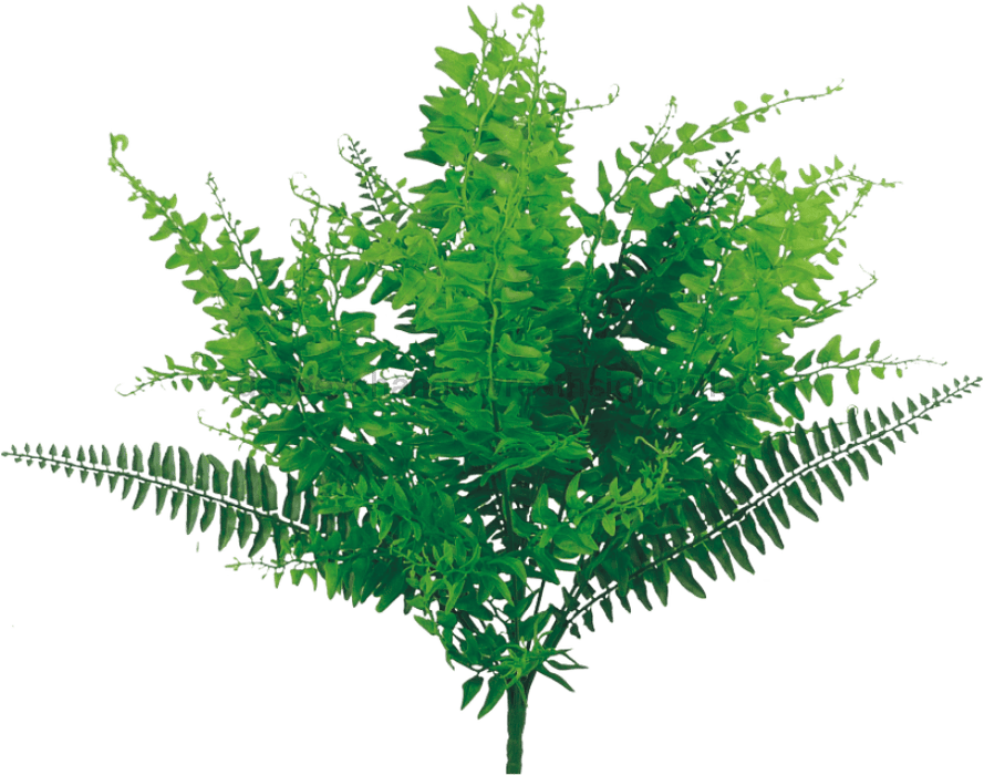 20" Plastic Grass Bush X 9 13353GN - DecoExchange