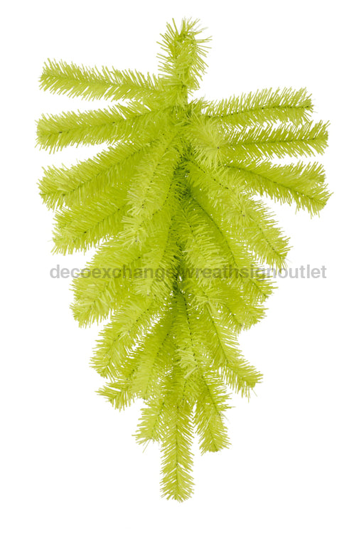 20’’ Teardrop 45 Tips Lime Green XX930437 Base