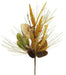 20"L Pinecone/Wheat/Berry Spray Brown/Orange/Cream HA1479 - DecoExchange