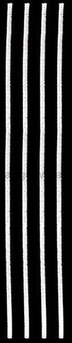 20"L X 6Mm Chenille Stems 50Ea/Bg, White MA200227 - DecoExchange