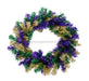 20’’Pet Wreath X135 Tips Mardi Gras Xx9291