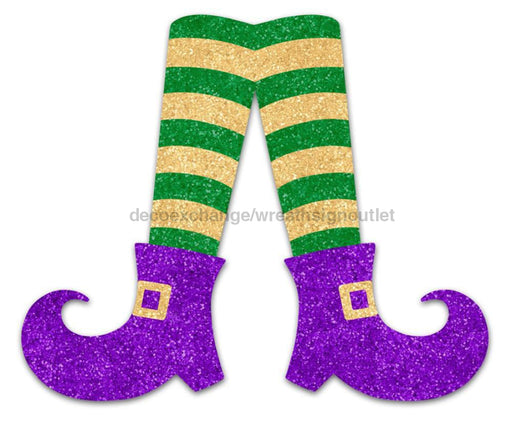 20’’Wx16.5’’H Glitter Eva Mardi Gras Legs Hg1149 Attachment