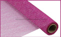 20’X10Yd Metallic Cosmic Twist Fuchsia/Silver Foil Rf2319Re Mesh