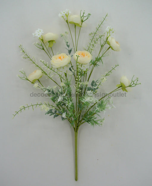 21.5 In Ranunculus Mixed 40218-Cr Greenery