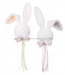21’’ Fabric Easter Bunny Butt Pick 2 Assorted Mt26350-Paas Pick