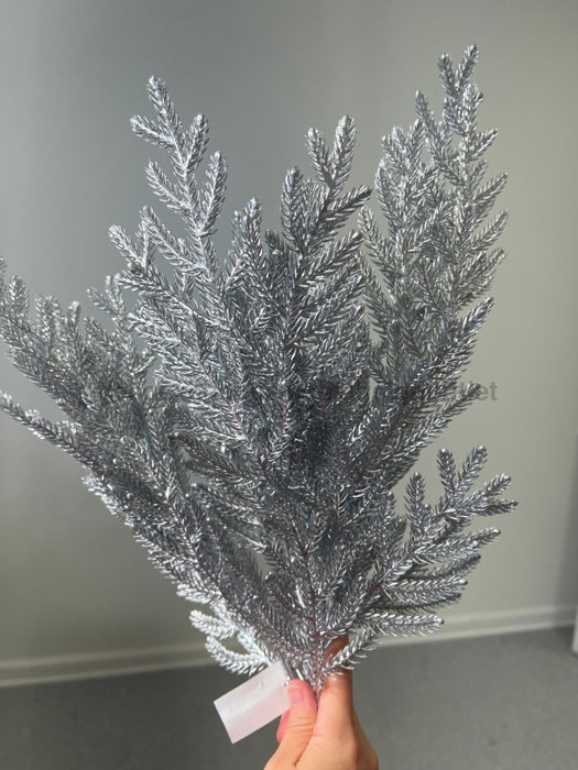 21 In Pine Bush X 4 W Glitter 85266-SILVER Pick