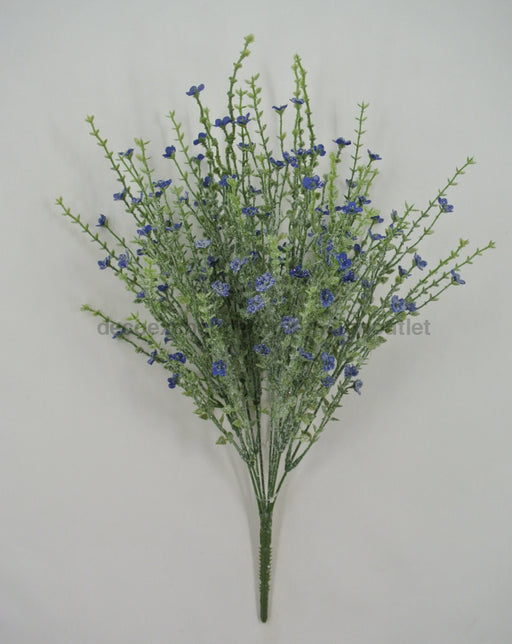 21 In Plastic Flower W Iced 85263 BL Pick