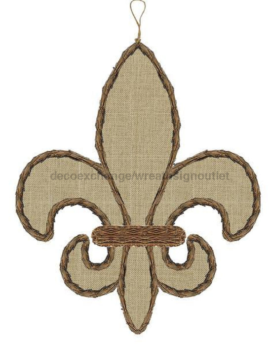 21’H X 17.5’L Vine Fleur De Lis Natural Kg3121 Base