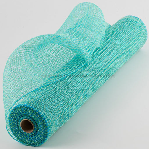 21"X10YD AQUA FABRIC MESH  XB979-45 - DecoExchange