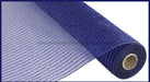 21"X10Yd Wide Foil Mesh Navy W/Royal Blue Foil RE106657 - DecoExchange
