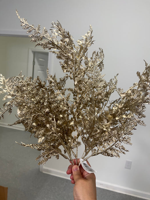 22 In Fern Bush X 5 W Glitter 85268-CHAMP Pick