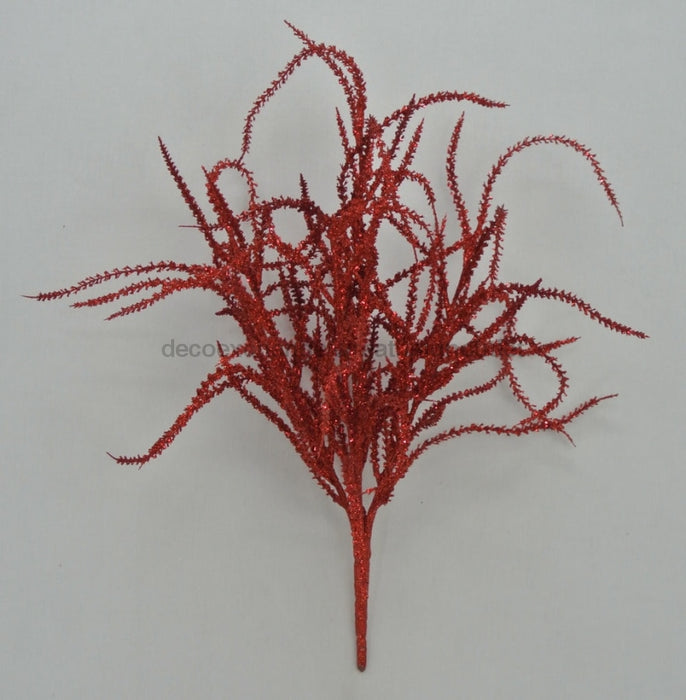 22" Willow W Glittered 82841-RD - DecoExchange®