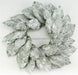 22Dia Snowy Magnolia Leaf Wreath Silver/White Xx7892