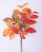 22"L Salal Leaf Spray Orange/Red/Green HA177394 - DecoExchange
