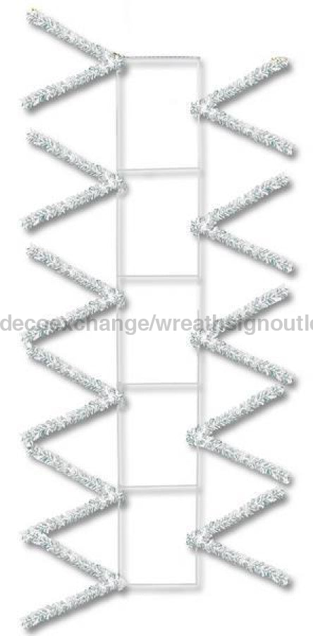 22’Lx4’W Wire Work Pencil Rail Iridescent White Xx759950 Base