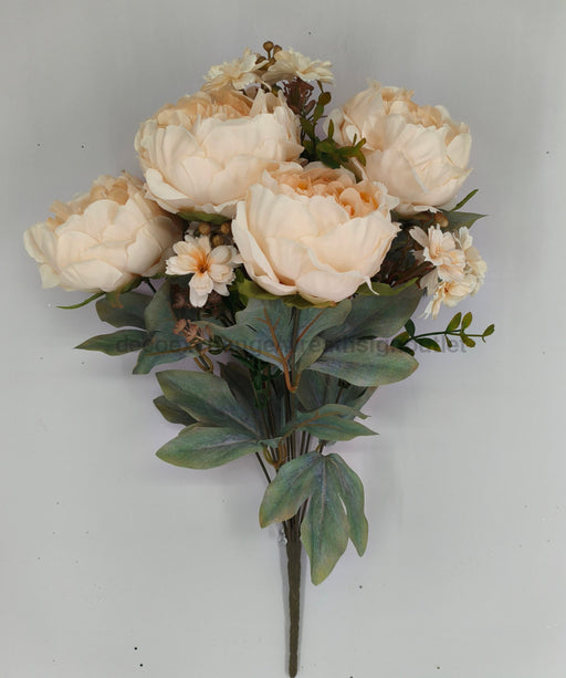 23 In Peony Bush - 10 Stems 85323-BEIGE Greenery