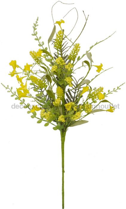 23 In Yellow Berry Spray 60919-Yel - DecoExchange®