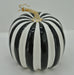 7.5 In Stripe Pumpkin 23066-BKWT
