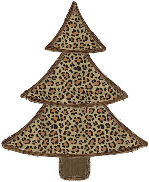 23"Hx19"L Vine Leopard Print Tree Tan/Brown/Black/Natural KG3045 - DecoExchange