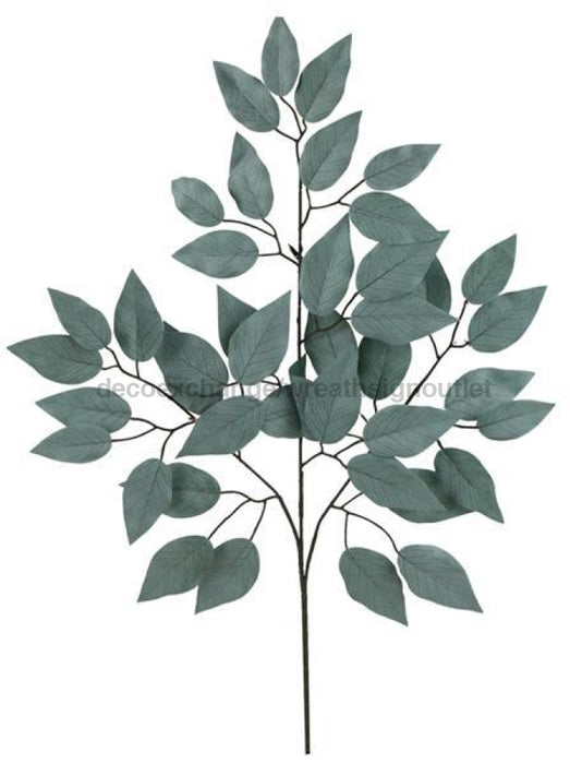 23"L Ficus Spray 12Pcs/Bdl, Lt Sage Green FG633733 - DecoExchange®