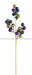 23’’L Glitter Berry Spray Mardi Gras Hg3250 Pick