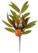 23’’L Leaf/Orange/Seed Pod Spray Green/Brown/Orange HA1615 Greenery