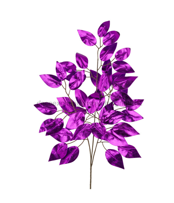 23’L Metallic Ficus Spray 12Pcs/Bdl Purple Xs244423