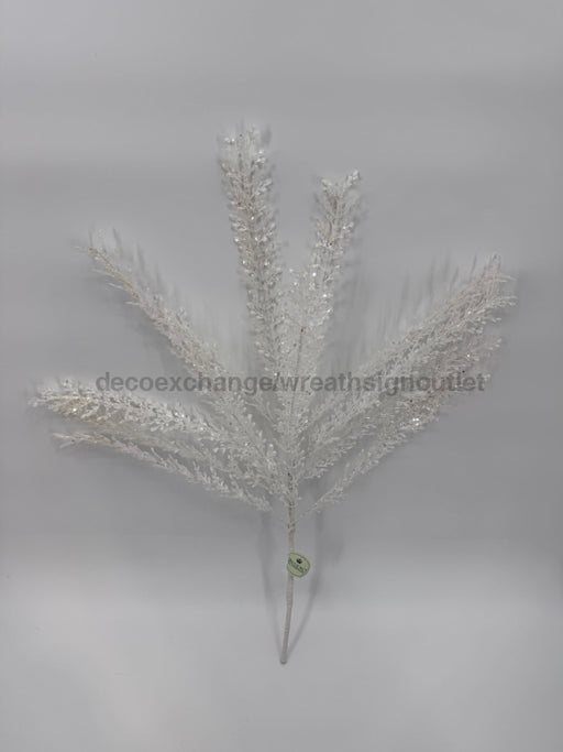 24’’ Glitter/ Sequinartemesia Bush MTX62289-WHT Pick
