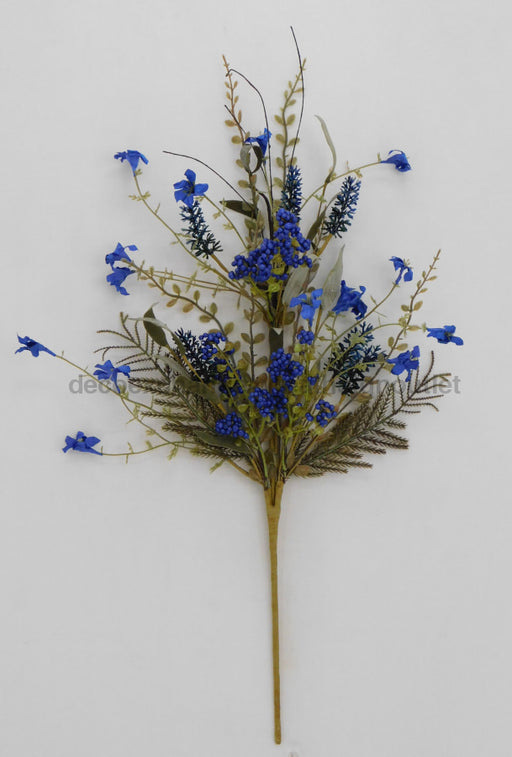 24’’ In Royal Blue Berry Spray - 63048-ROBL Greenery