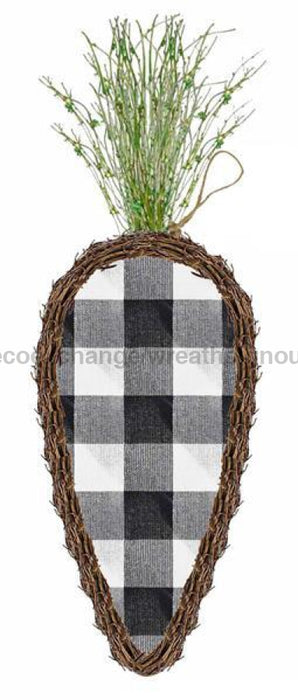 24’H X 8’L Vine/Fabric Check Carrot Black/White/Natural Kg3110 Base