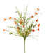 24’’L Fabric Flower/Eva Leaf/Beads Spray Orange/Off White Fh807169 New Upload081524 Greenery