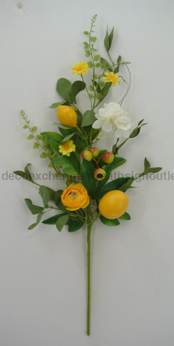 25 In Lemon Ranunculus 64892 Greenery