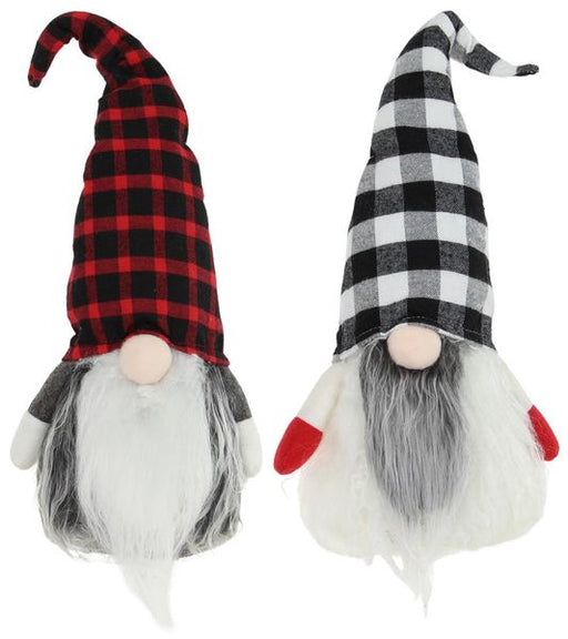 2 Asst 10"H Gnome Black/Grey/Red/White XN4271