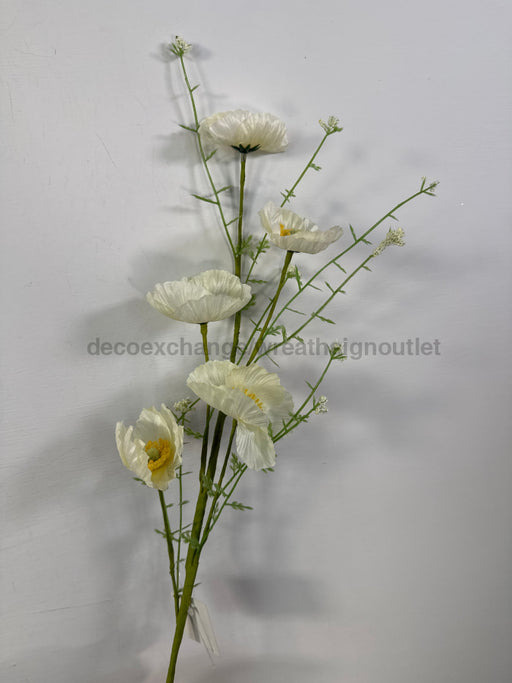 25In Wrinkle Poppy-Cream Ip21027 Greenery