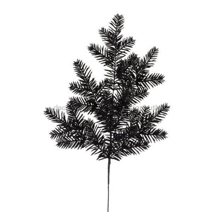 25’L Glitter Hemlock Spray X6 Black Xv766002 Greenery