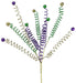 26.5" Glitter Coil Ball Spray Mardi Gras HG3140 - DecoExchange