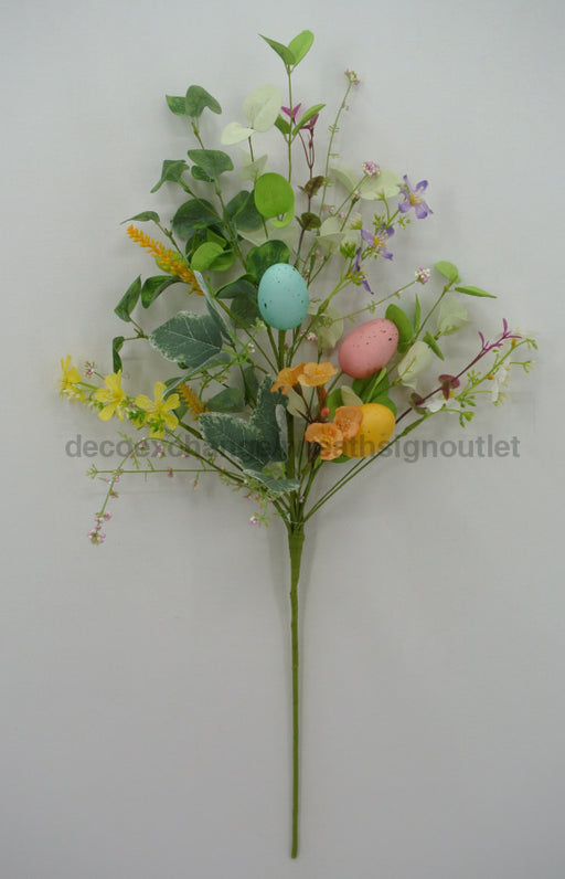 26 In Mixed Easter Egg Spray 64777 Greenery