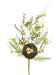 26’’L Fern/Flower/Nest/Butterfly Spray Yellow/Cream/Green Fh8162W1 Greenery