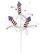 26"L FIRECRACKER GLITTER TWIG SPRAY X 3 Red/White/Blue HJ0024 - DecoExchange