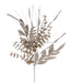 26"L Glitter Eucalyptus/Leaf/Grass Spray Champagne/Silver XS2476T3 - DecoExchange