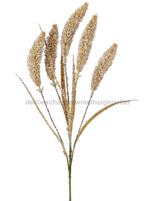 27’’ Autumn Glitter Millet Spray Mth13114-Crm Pick