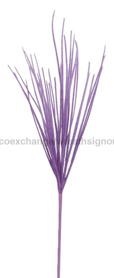 27’’L Flocked Grass Bush Lavender Fg610213 Pick