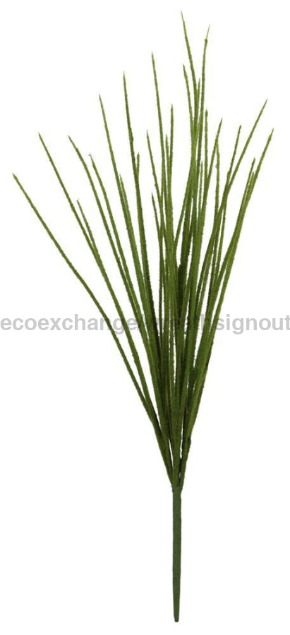 27’’L Flocked Grass Bush Moss Green Fg610291 Pick