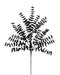 27"L Glitter Eva Eucalyptus Spray Black Xs235202 - DecoExchange