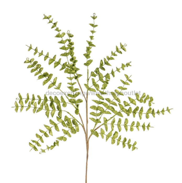 27’’L Glitter Eva Eucalyptus Spray Lime Green XS2352F4 Pick