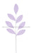 27’’L Glitter/Sequin Magnolia Leaf Spray Lavender FH813213 Pick