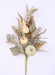 27"L Styro Pumpkin/Gourd/Leaf Spray Sage Green/Beige HA1750 - DecoExchange