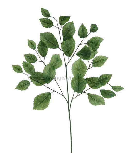 28’’L Rose Leaf Spray 12Pc/Bdl Dark Green FG663345 Greenery