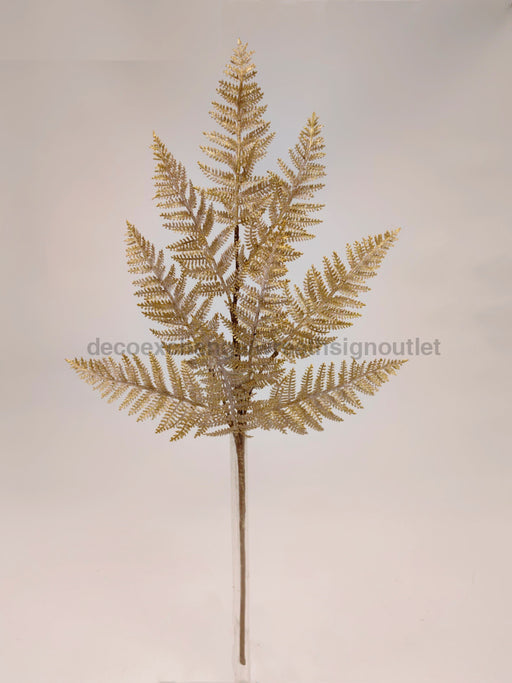 29 In Fern Spray Frost W Gold 32141 Greenery