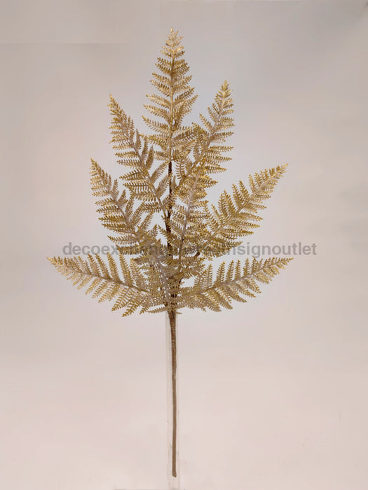 29 In Fern Spray Frost W Gold 32141 Greenery